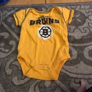 Boston bruins onesie